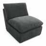 Darren 1.5 Seater Modular Armless Chair Fabric Forest Night