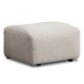 Santorini Footstool Fabric Costa Natural