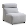 Santorini Swivel Armchair Fabric Costa Silk