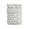 V&A Palampore Trail Reversible Super King Duvet Cover Set Duck Egg Cutout