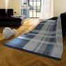 Biederlack Oversized Check Throw 140cm x 180cm Blue Lifestyle