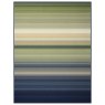 Biederlack Ombre Stripe Throw 140cm x 180cm Green Front