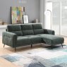 Valentia 3.5 Seater Sofa With Chaise RHF Fabric Winter Moss Lifestyle