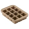 Silicone Ice Cube Tray Hazelnut