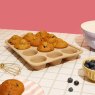 Judge Silicone 12 Cup Muffin Tin Hazelnut 7cm x 3cm Lifestyle