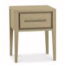 Rimini 1 Drawer Bedside Locker Aged Oak & Weathered Oak