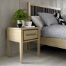 Rimini 1 Drawer Bedside Locker Aged Oak & Weathered Oak Lifestyle