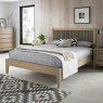 Rimini Double (135cm) Bedstead Aged Oak & Weathered Oak Lifestyle