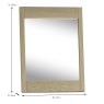 Rimini Vanity Mirror Aged Oak & Weathered Oak Dimesnions