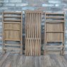 Corey 2 Person Teak Outdoor Bistro Set Folded