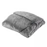 Carmen Fleece Heated Wearable Throw 155cm x 183cm Grey