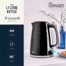 Swan Windsor Textured 1.7L Kettle Black Features
