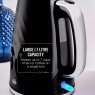Swan Windsor Textured 1.7L Kettle Black Capacity Details