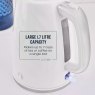 Swan Windsor Textured 1.7L Kettle White Capacity