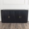 Gabriella 4 Door Sideboard Black Front