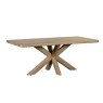 Tenby 8 Person Dining Table Rustic Oak