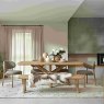 Tenby 10 Person Dining Table Rustic Oak Lifestyle