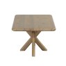 Tenby Coffee Table Rustic Oak Side View 2