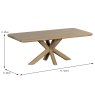 Tenby Coffee Table Rustic Oak Dimensions