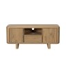 Tenby 2 Door + 1 Drawer TV/Entertainment Unit Rustic Oak Front View