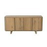 Tenby 4 Door Sideboard Rustic Oak Front View