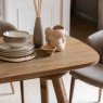 Austin 10 Person Dining Table White Oak Close Up