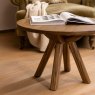 Austin Round Coffee Table White Oak Lifestyle
