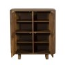 Austin 2 Door Highboard White Oak Open