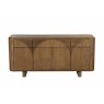 Austin 4 Door Sideboard White Oak Front View