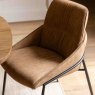 Jacob Dining Chair Faux Suede Tan Lifestyle