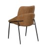 Jacob Dining Chair Faux Suede Tan Back