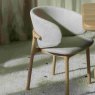 Noah Dining Chair Fabric Grey Lifestyle