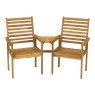 Royalcraft Napoli Acacia 2 Person Outdoor Companion Set Cut Out
