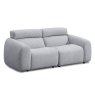 Santorini 3 Seater Sofa Fabric Costa Silk