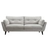Paulina 3 Seater Sofa Fabric 20 Whitecap Gray