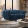 Zuzanna 2.5 Seater Sofa Fabric Cat 20 Indian Teal Lifestyle