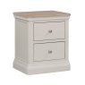 Harry 2 Drawer Bedside Locker Cashmere & Oak