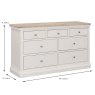 Harry 4 + 3 Drawer Chest Of Drawers Cashmere & Oak Dimensions