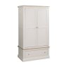 Harry 2 Door + 1 Drawer Wardrobe Cashmere & Oak