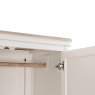 Harry 2 Door + 1 Drawer Wardrobe Cashmere & Oak Inside