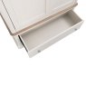 Harry 2 Door + 1 Drawer Wardrobe Cashmere & Oak Drawer Open