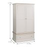 Harry Dressing Stool With Fabric Seat Pad Cashmere Dimensions