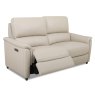Ladina Electric Reclining 2 Seater Sofa With Adjustable Lumbar & Headrest Fabric