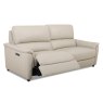 Ladina Electric Reclining 3 Seater Sofa With Adjustable Lumbar & Headrest Fabric