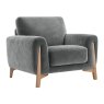 Kristina Armchair Fabric Category 30 Ansell Basalt