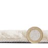 Bay Rug 80cm x 150cm Cream Thickness