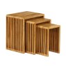 Bay Nest Of Tables Teak (Set of 3)