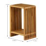 Bay Side/Lamp Table Teak Dimensions