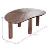 Rachel Coffee Table Dark Teak Dimensions