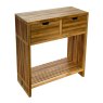 Bay Small 2 Drawer Console Table Teak